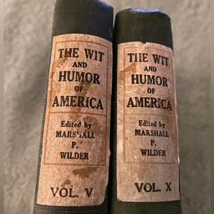Two Volumes of The Wit & Humor of America, V & X